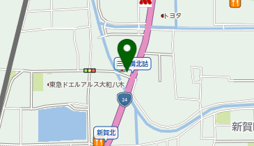 セブンイレブン 橿原新賀町店の地図画像