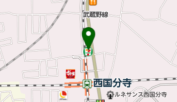 セブンイレブン 西恋ヶ窪2丁目店の地図画像