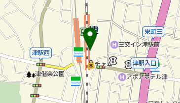 セブン銀行 津チャム 共同出張所の地図画像