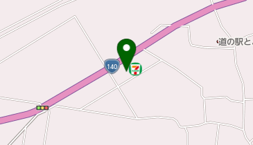 セブンイレブン 中央市豊富店の地図画像