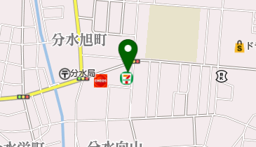 セブンイレブン 分水学校町店の地図画像
