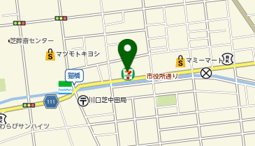 セブンイレブン 川口芝2丁目店の地図画像