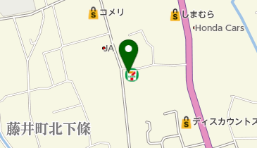 セブンイレブン 韮崎藤井町店の地図画像