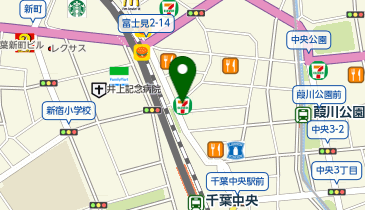セブンイレブン 千葉富士見2丁目店の地図画像