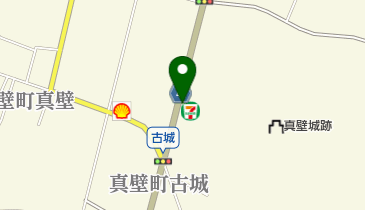 セブンイレブン 茨城真壁古城店の地図画像