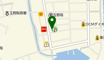 セブンイレブン 玉野宇野1丁目店の地図画像