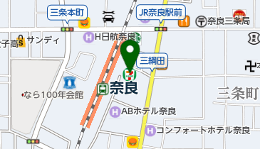 セブンイレブン JR奈良駅前店の地図画像