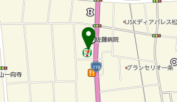 セブンイレブン 宇都宮一条店の地図画像