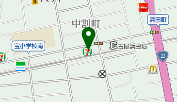 セブンイレブン 名古屋中割町3丁目店の地図画像