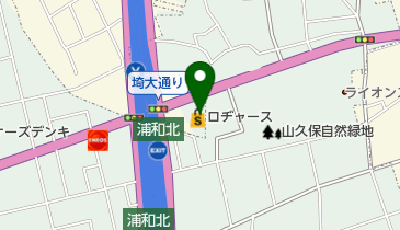 セブン銀行 ロヂャース 浦和店 共同出張所の地図画像