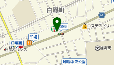 セブンイレブン 尾張旭白鳳町店の地図画像