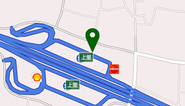 セブン銀行 関越自動車道 上里サービスエリア 上り 共同出張所の地図画像