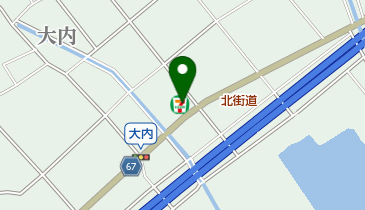 セブンイレブン 清水大内店の地図画像