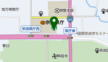 セブンイレブン 7FS奈良県庁店の地図画像