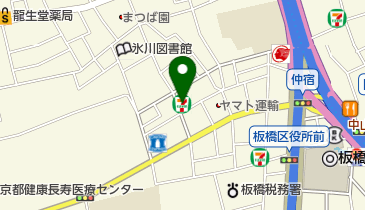 セブンイレブン 板橋大山公園前店の地図画像