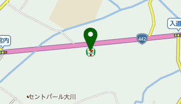 セブンイレブン 大川郷原店の地図画像