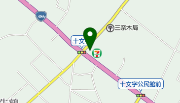 セブンイレブン 朝倉十文字店の地図画像