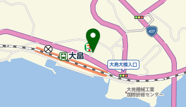 セブンイレブン 山口大畠駅前店の地図画像