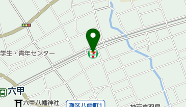 セブンイレブン 神戸灘楠丘町6丁目店の地図画像