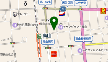 セブン銀行 十六銀行 高山駅前外貨両替ショップ 共同出張所の地図画像