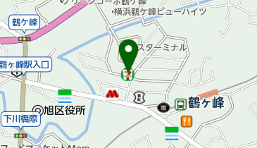セブンイレブン 横浜鶴ケ峰駅北店の地図画像