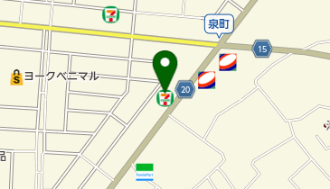 セブンイレブン いわき泉滝尻店の地図画像