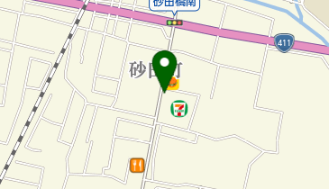 セブンイレブン 甲府砂田町店の地図画像