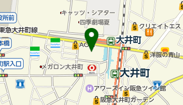 セブン銀行 イトーヨーカドー 大井町店 共同出張所の地図画像