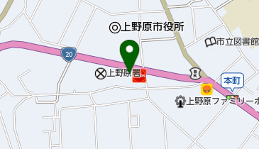 セブンイレブン 山梨上野原店の地図画像