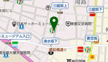 セブンイレブン 文京湯島2丁目店の地図画像