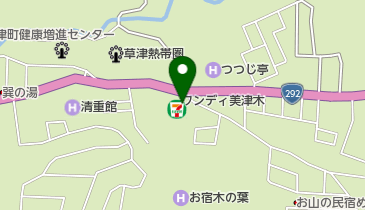 セブンイレブン 群馬草津東店の地図画像