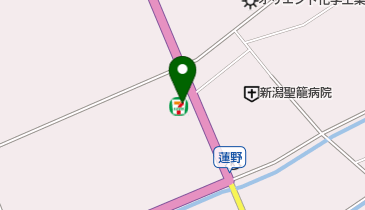 セブンイレブン 聖籠蓮野インター店の地図画像