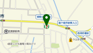 セブンイレブン 竜ケ崎若柴店の地図画像