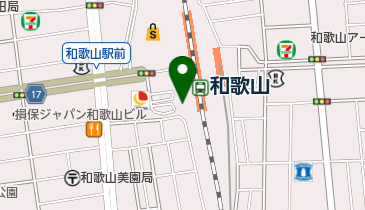 セブン銀行 和歌山ミオ 共同出張所の地図画像