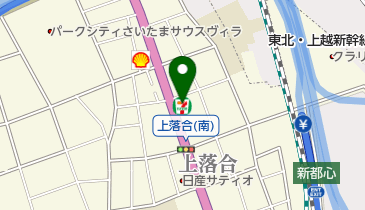 セブンイレブン 与野西店の地図画像