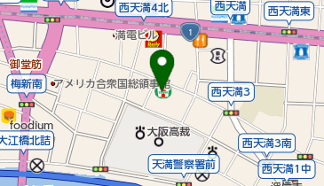 セブンイレブン 大阪西天満4丁目店の地図画像