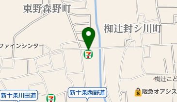セブンイレブン 山科東野舞台町店の地図画像
