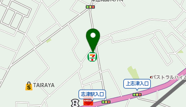 セブンイレブン 佐倉志津公民館通り店の地図画像