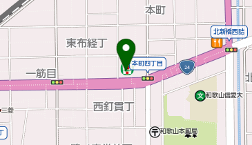 セブンイレブン 和歌山山吹丁店の地図画像