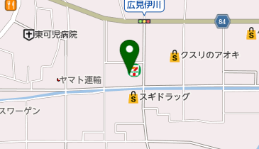 セブンイレブン 可児広見伊川店の地図画像