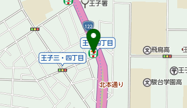 セブンイレブン 北区王子4丁目店の地図画像