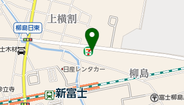 セブンイレブン 富士市柳島店の地図画像