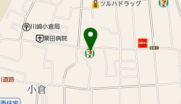 セブンイレブン 川崎小倉神社前店の地図画像