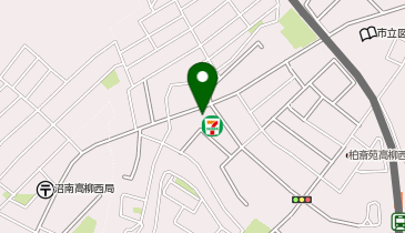 セブンイレブン 柏高柳駅西店の地図画像