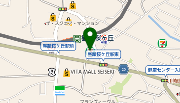 セブンイレブン 聖蹟桜ケ丘駅前店の地図画像