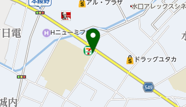 セブンイレブン 水口綾野店の地図画像