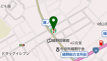 セブンイレブン 佐賀嬉野みゆき通り店の地図画像