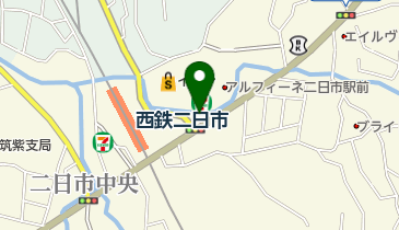 セブンイレブン 西鉄二日市駅東店の地図画像
