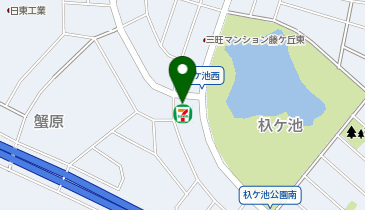 セブンイレブン 長久手蟹原店の地図画像