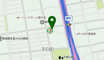 セブンイレブン 名古屋天白町4丁目店の地図画像